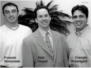 les 3 fondateurs de Pyxis au Québec